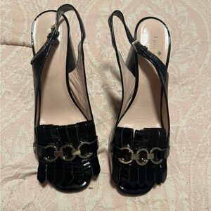 Kate Spade Black Patent Leather Heels